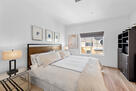 Master bedroom with California King bed