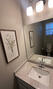 Downstairs half bath