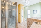 Walk in sower in master Bath