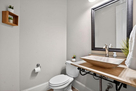 Guest bathroom with sleek design