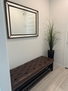 Garage Entrance w/bench