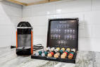 Complimentary coffee machine