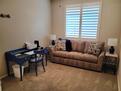 Den with sofa