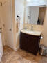 Vanity w/ medicine cabinet & Closet
