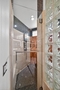 Custom stone & glass shower w/waterfall, body