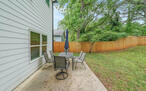 Backyard patio (side)