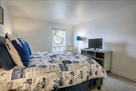 Huge cozy king bed to get a great nights slee