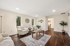 Open-concept living with natural light