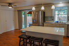 Island seating for casual meals or coffee