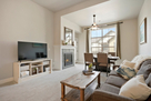Modern rustic furnishings throughout for "ski