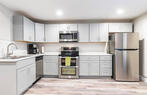 Spacious fully stocked kitchen