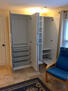 Closets with pull out shoe and pants racks an