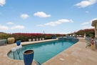 Completely private sunken pool