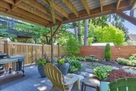 Dedicated BBQ + table/chairs for backyard din