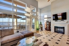 Living room with views