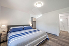 Master bedroom with king bed