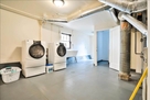 Laundry are in garage