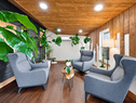 sunroom seating area