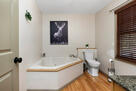 Master bathroom separate shower not in view