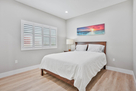 Queen size bed in bedroom 2