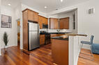 Kitchen and living area