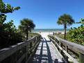 Beach access directly across the street
