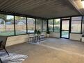 Screened patio door out