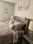 Door entry view of guest bedroom, Smart TV