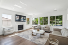Family Room w/ Natural Light plus 75" Smart T