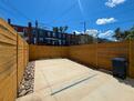 Fenced in Yard, view to back