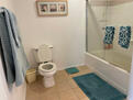Shower with tub