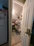 Storage area under stairs