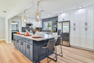 kitchen with island