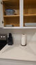 knife block and papertwoels