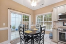Kitchen table w access to patio