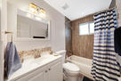 One and a half bathrooms for stress-free