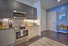 Kitchen and front door