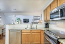Kitchen with all new stainless steel applianc