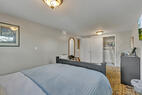 Bedroom with large walk-in closet