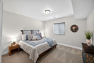 Basement bedroom with King bed and dedicated