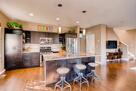 Kitchen with oversized island