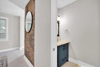 Half Bath with Updated Vanity