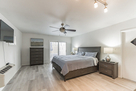 King bed in Master w/  sliding door to patio 
