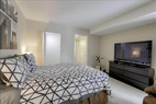Master Bedroom with 65" TV