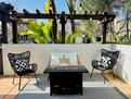 Patio with firepit