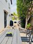Outdoor dining table