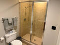 Glass enclosed shower