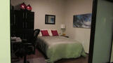 Den configured as Guest Bedroom
