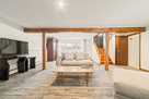 Family Room Centered View with Seating, TV, a