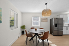 The open concept design keeps the area connec
